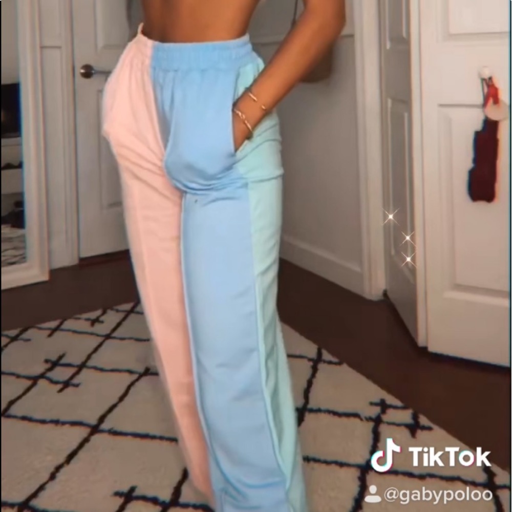 colorblock sweatpants